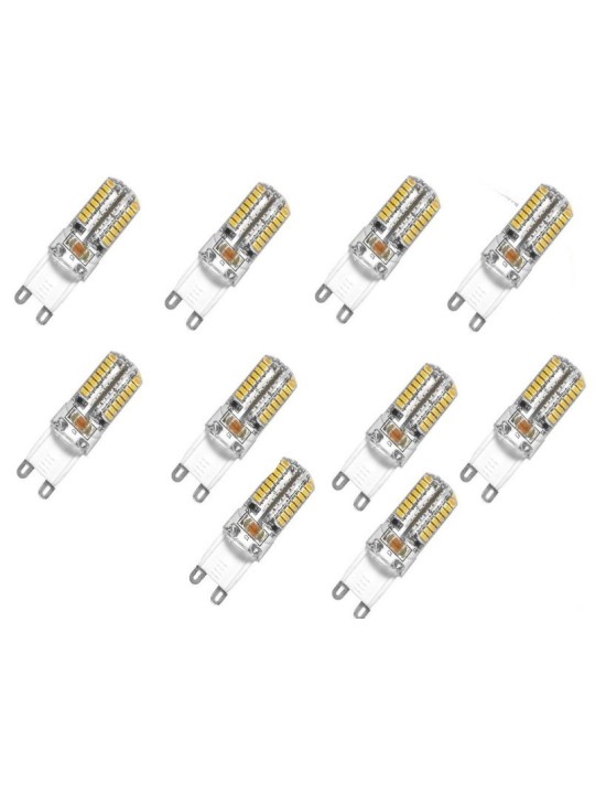 LED spuldze G9 7W 230V 4000-4500K, 10 gab