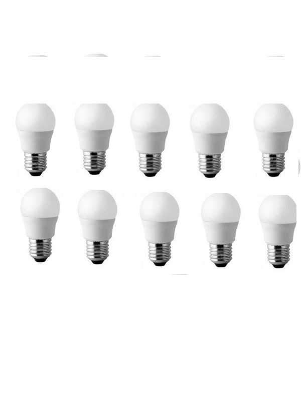 LED лампа E27 G45 5W WW, 10 шт