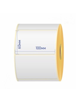 Termilised sildid 100 mm x 60 mm, 25 mm, rull 1250 tk