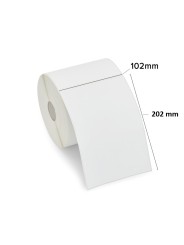 Termilised sildid 3010837-T 102mm x 202mm, südamik 76 mm,  rull 900 tk