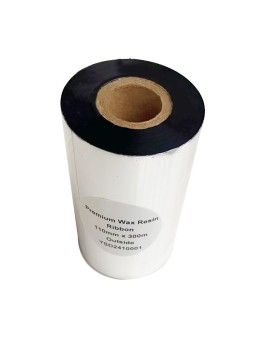 Wax-Resin 110mm x 300m Thermal Transfer Ribbon 25mm core