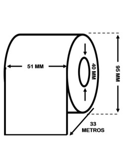Epson C33S045536 51mm x 33m непрерывный рулон этикеток Dore производитель