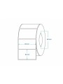 STARTSP 50mm x 25mm thermal label core 25mm labels in roll 1150 removable Dore Manufacturer