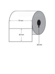 STARTSP 70mm x 30mm thermal label core 25mm labels in roll 1000 Removable Dore Manufacturer
