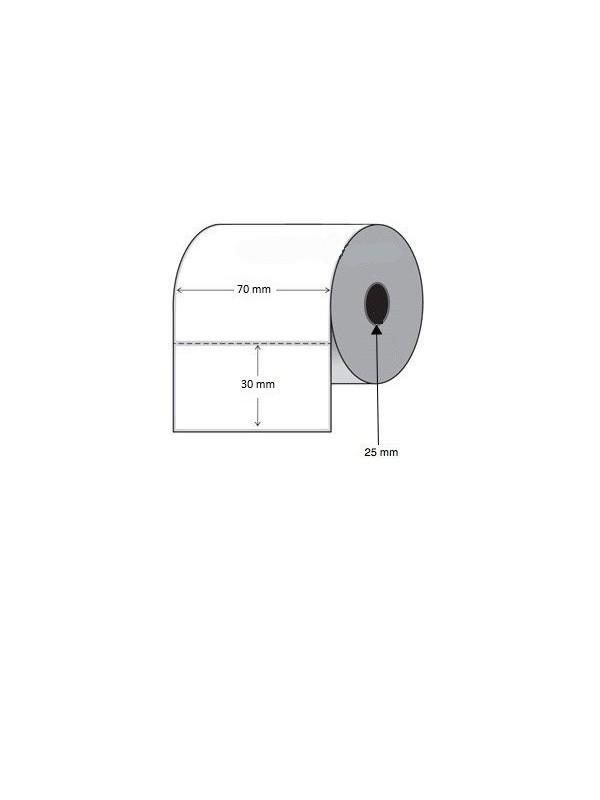 STARTSP 70mm x 30mm thermal label core 25mm labels in roll 1000 Removable Dore Manufacturer