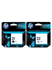 HP 21 C9351AE + HP 22 C9352AE BK/CMY tintes kasetņu komplekts 2 gab