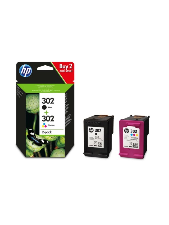 HP 302 X4D37AE BK/CMY mustekasetti