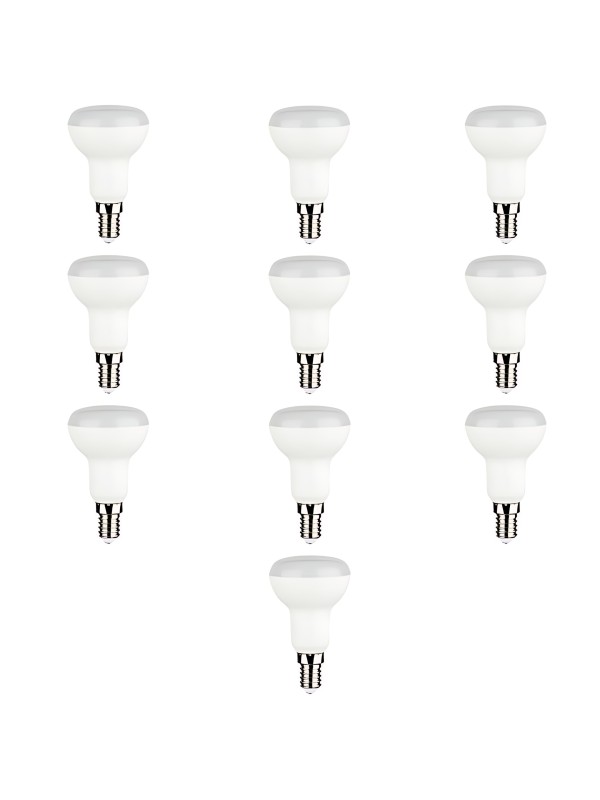 LED bulb E14 R50 7W DW 4000K, 10 psc LED bulb E14 R50 7W DW 4000K, 10 psc