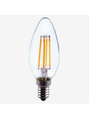 LED hõõgniit pirn E14 C37 4W 3000K