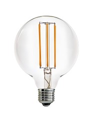 LED hõõgniit lambid E27 G125 8W 3000K
