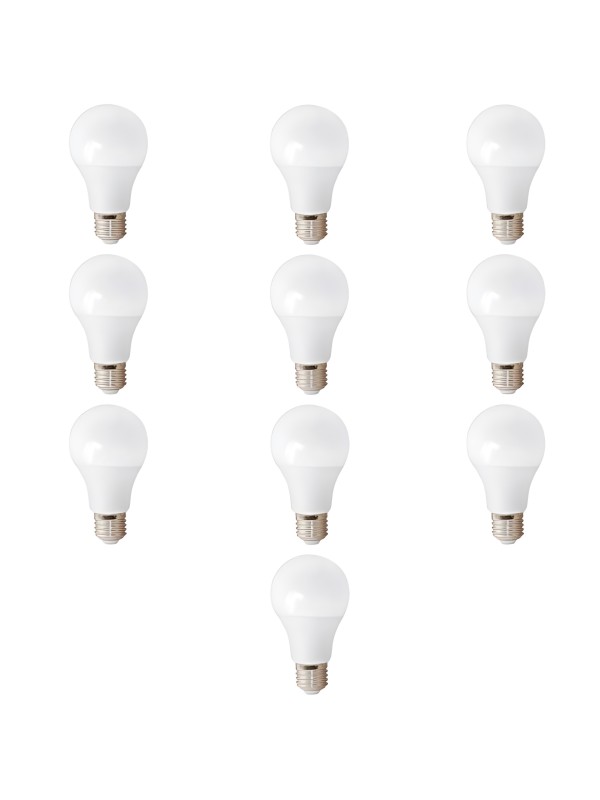 LED lambid E27 A60 9W WW 3000K, 10tk LED lambid E27 A60 9W WW 3000K, 10tk