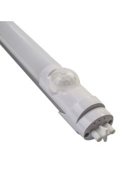 LED T8/G13 PIR 30/100% luminaire 9W DW - 2 ends