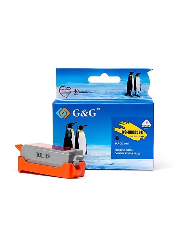 G&G tindikassett Canon PGI-35 BK PGI-35BK Pixma IP100 iP100 wb iP11... G&G tindikassett Canon PGI-35 BK PGI-35BK Pixma IP100 iP100 wb iP11...