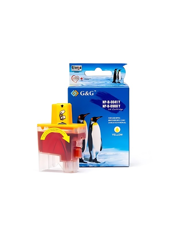 G&G tindikassett Brother LC-41Y LC900Y LC-900Y G&G tindikassett Brother LC-41Y LC900Y LC-900Y