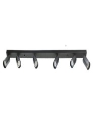 LED Line-GU10-6 luminaire black IP20