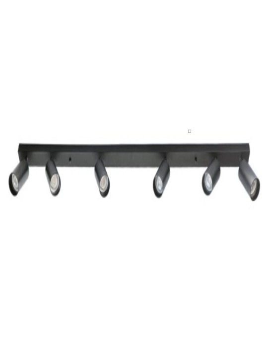 LED Line-GU10-6 luminaire black IP20