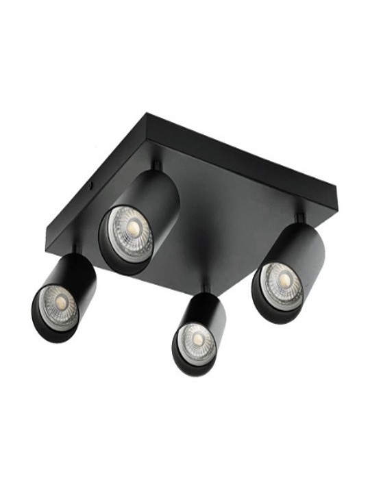 LED Line-GU10-4 luminaire black IP20