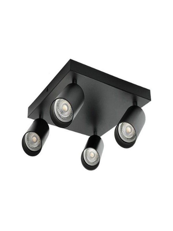 LED Line-GU10-4 luminaire black IP20