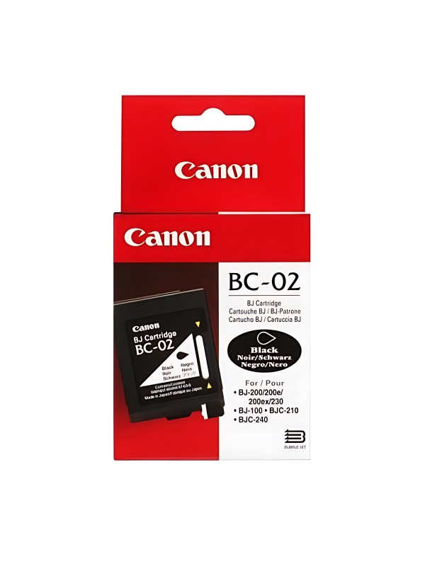 Canon BC-02 BC02 0881A002 BK tintes kasetne