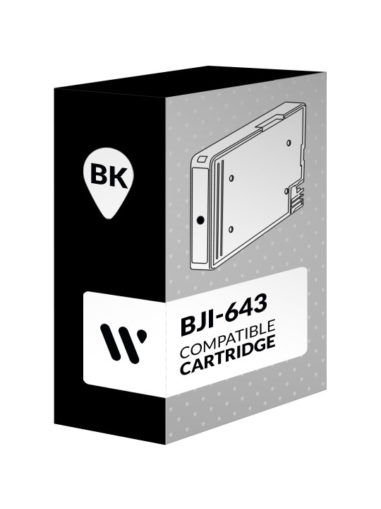 G&G tindikassett Canon BJI-643BK BJI-643 BK