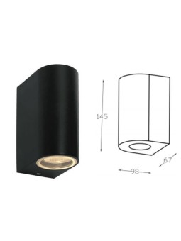 LED Wall-012 (GU10) luminaire