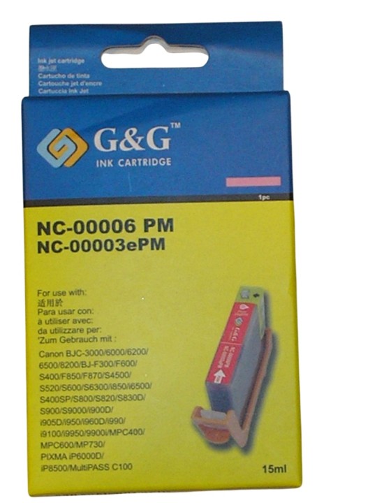 G&G ink cartridge NC-00006 PM NC-00003ePM