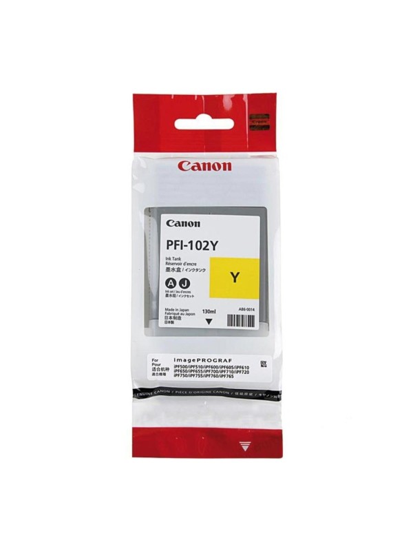 Canon tindikassett 0898B001 PFI-102Y Canon tindikassett 0898B001 PFI-102Y