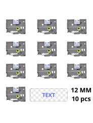 Brother TZe-133 TZe133 etikečių juosta karinkinysė Dore analoginė rinkinys 10 vienetų