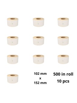 Zebra 800264-605 102mm x 152mm термо рулоны этикеток 25 mm сердцевина Dore производитель, 10 шт