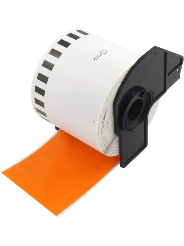 Brother DK-22205 DK22205 Orange 62mm x 30480mm termopaberist etiketid, tootja Dore Brother DK-22205 DK22205 Orange 62mm x 30480mm termopaberist etiketid, tootja Dore