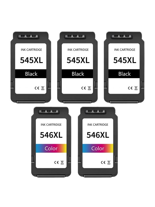 Canon (X3) PG-545XL (X2) CL-546XL BK/C/M/Y mustekasetti Dore analoginen sarja 5 kpl