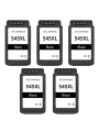 Canon PG-545XL PG545XL BK ink cartridge Dore compatible set 5 pcs
