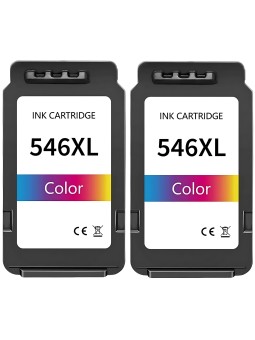 Canon CL-546XL CL546XL C/M/Y tintes kasetne Dore saderīga komplekts 2 gab