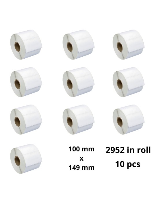 Termosildid 100mm x 149mm, 76 mm, 2952 tk rullis, 10tk
