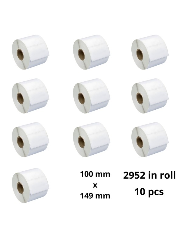 Termosildid 100mm x 149mm, 76 mm, 2952 tk rullis, 10tk Termosildid 100mm x 149mm, 76 mm, 2952 tk rullis, 10tk