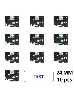 Brother Tze-253 Tze253 label tape Dore compatible set 10 pcs