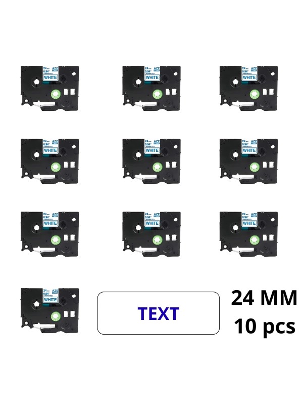 Brother Tze-253 Tze253 label tape Dore compatible set 10 pcs Brother Tze-253 Tze253 label tape Dore compatible set 10 pcs