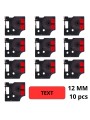 Dymo 18438 S0718520 Vinyl Labels Dore Compatible set 10 pcs