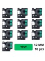 Dymo 45019 S0720590 D1 etikečių juosta kasetė Dore analoginė rinkinys 10 vienetų