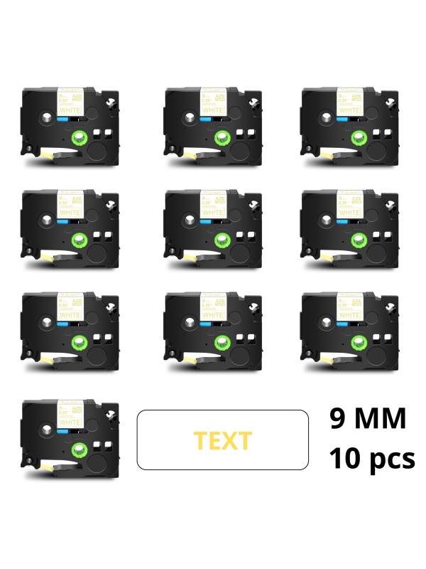 Brother TZe-224 TZe224 etikečių juosta kasetė Dore analoginė set 10 vienetų