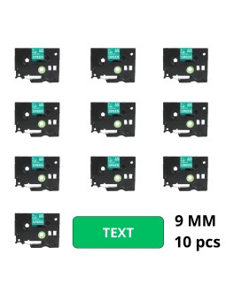 Brother TZe-725 TZe725 uzlīmju lentes kasete Dore saderīga set 10 gab.