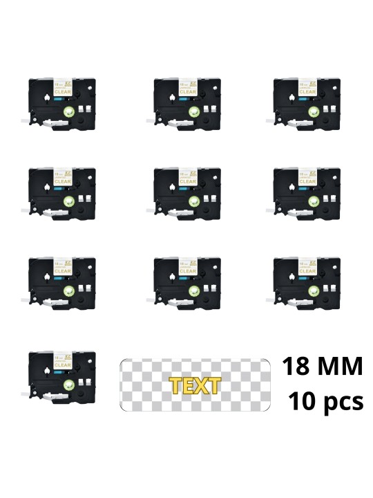 Brother Tze-144 TZe144 etikečių juosta kasetė Dore analoginė set 10 vienetų