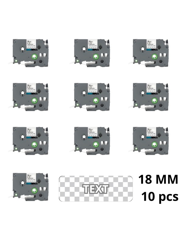 Brother TZe-145 TZe145 label tape Dore compatible set 10 pcs