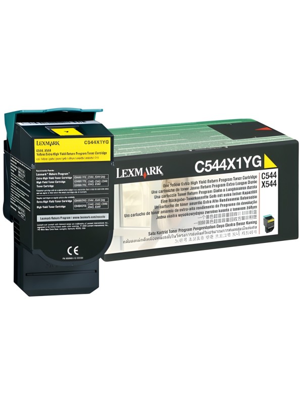 Lexmark toner C544X1YG Yellow Lexmark toner C544X1YG Yellow
