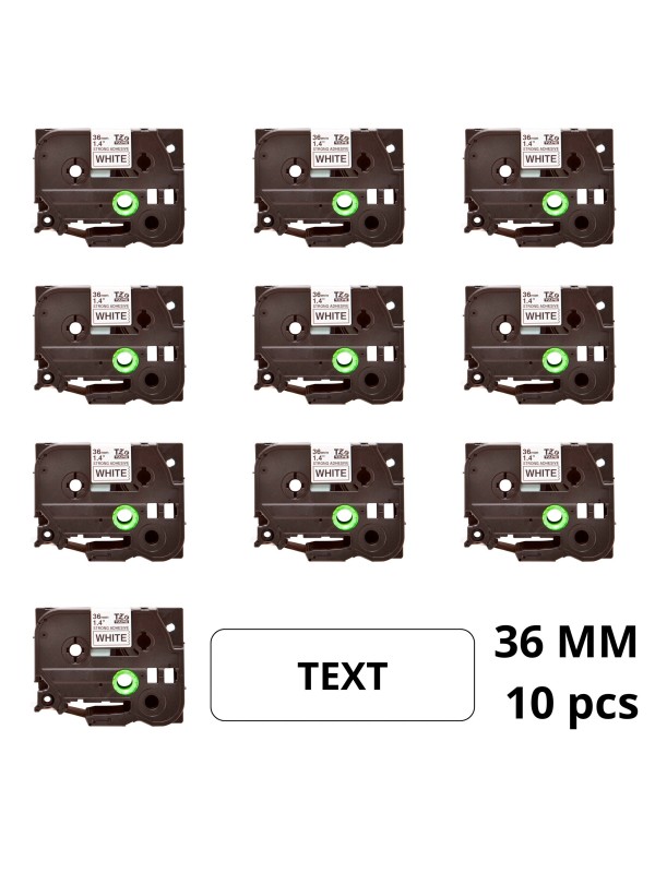 Dore analog lint Brother TZ-261 TZe-261, 36mm x 8m, Black On White ... Dore analog lint Brother TZ-261 TZe-261, 36mm x 8m, Black On White ...