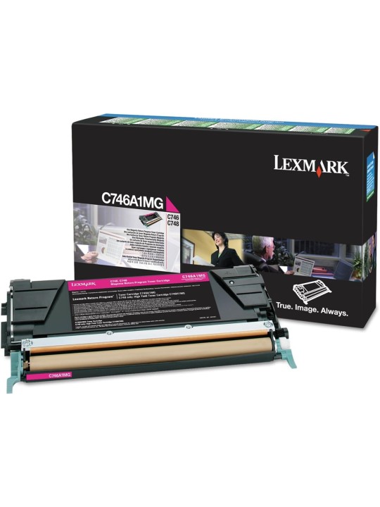 Lexmark tooner C746A1MG Magenta Lexmark tooner C746A1MG Magenta