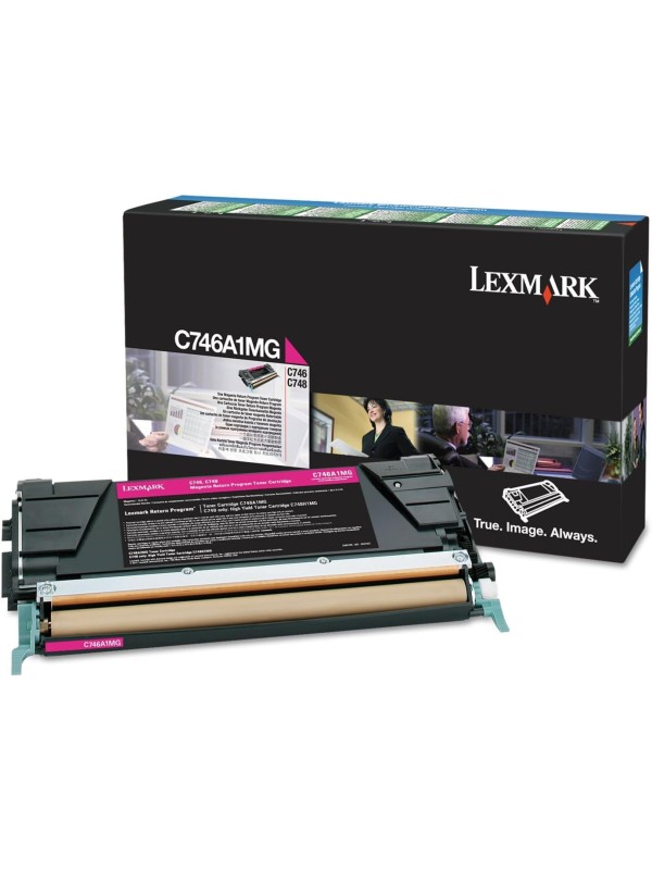 Lexmark toner C746A1MG Magenta Lexmark toner C746A1MG Magenta