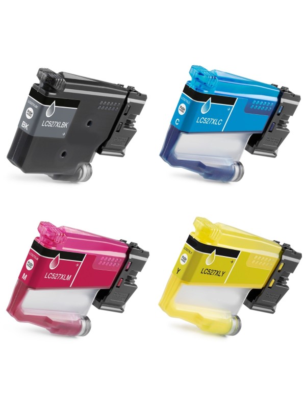Brother LC-527X LC527X mustekasetti Dore analoginen, 4kpl Brother LC-527X LC527X mustekasetti Dore analoginen, 4kpl