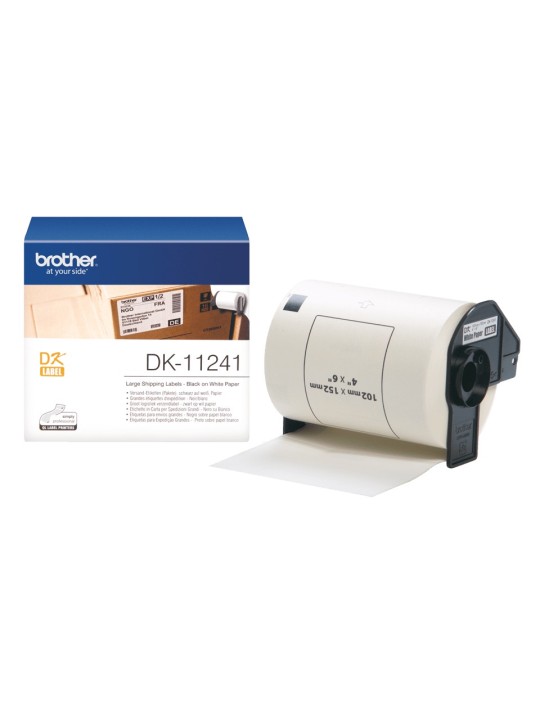 Brother DK-11241 DK11241 102mm x 152mm termopaberist etiketid Brother DK-11241 DK11241 102mm x 152mm termopaberist etiketid