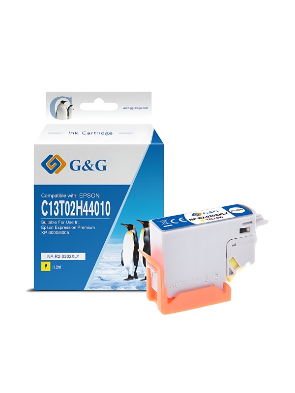 Epson 202XL T02H4 C13T02H44010 Y чернильный картридж G&G совместимый